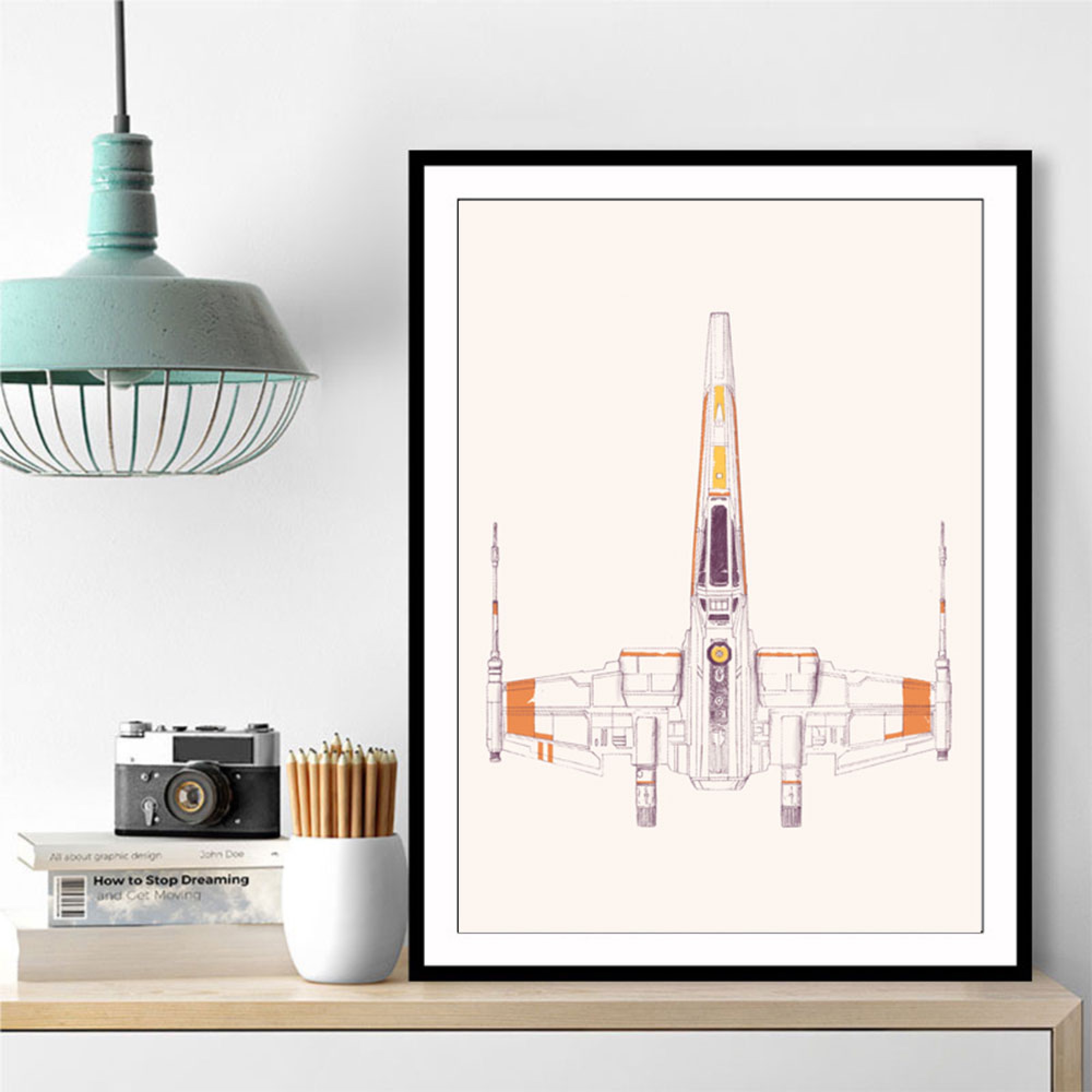 Spaceship Wall Art